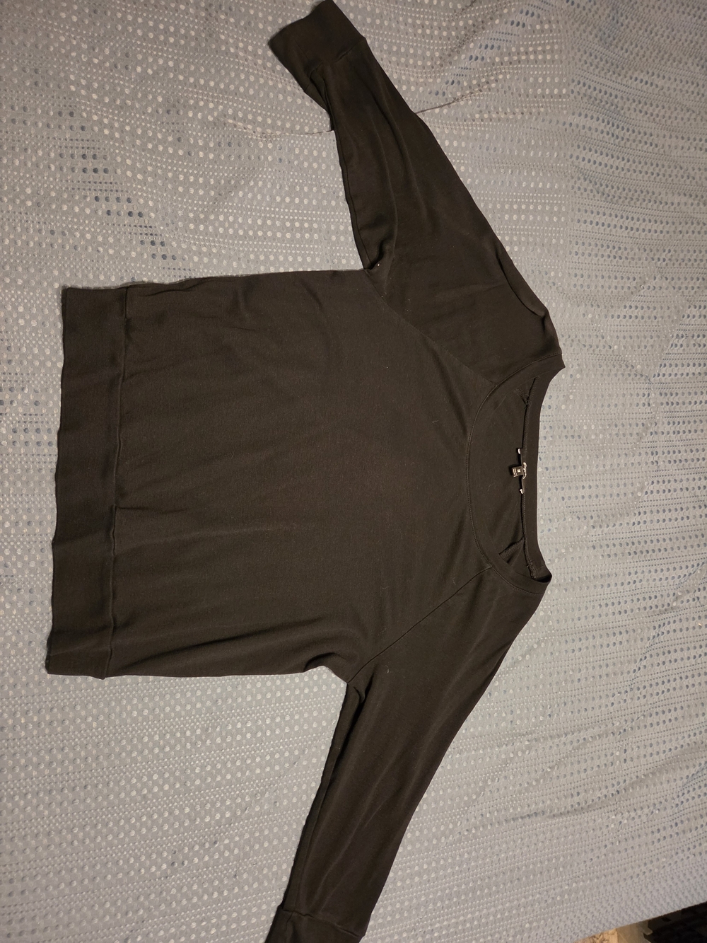 Express Black Crewneck Long Sleeve Sweatshirt